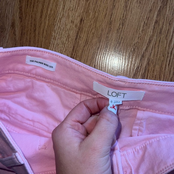 Pink LOFT Pants - Picture 4 of 5